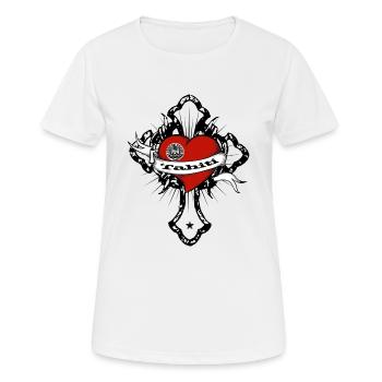 Tahiti - Frauen T-Shirt atmungsaktiv - Weiß - Vorne - AI Model Female 172 dark (172cm)