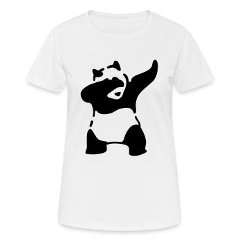 dab - Frauen T-Shirt atmungsaktiv - Weiß - Vorne - AI Model Female 172 dark (172cm)
