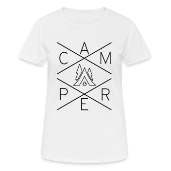 CAMPER - Women's Breathable T-Shirt - white - Front - AI Model Female 172 dark (172cm)