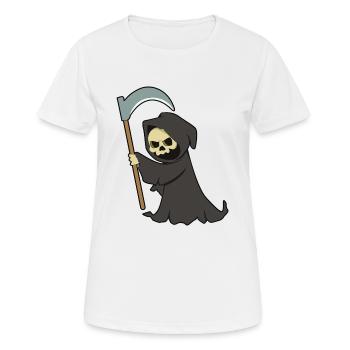 Grim Reaper - Halloween - Women's Breathable T-Shirt - white - Front - AI Model Female 172 dark (172cm)