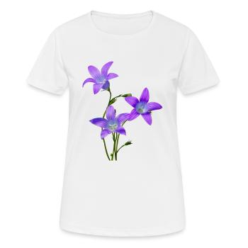 Jacinthes - T-shirt respirant Femme - blanc - Devant - AI Model Female 172 dark (172cm)