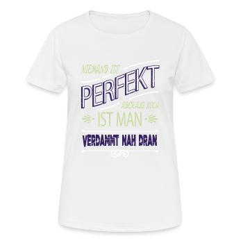lustige sprüche bday cool weihnachten backen - Frauen T-Shirt atmungsaktiv - Weiß - Vorne - AI Model Female 172 dark (172cm)