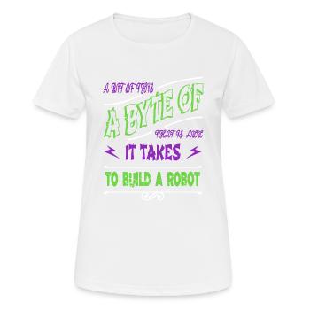 biomedical engineering christmas vacation happy - Women's Breathable T-Shirt - white - Front - AI Model Female 172 dark (172cm)