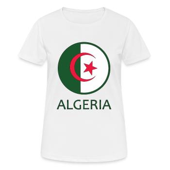 Algerien - Frauen T-Shirt atmungsaktiv - Weiß - Vorne - AI Model Female 172 dark (172cm)