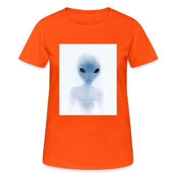 Alien - Women's Breathable T-Shirt - neon orange - Front - AI Model Female 172 dark (172cm)