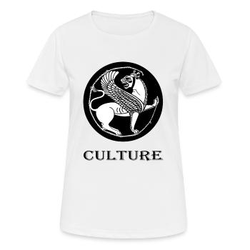 Griechisches Fabelwesen CULTURE - Frauen T-Shirt atmungsaktiv - Weiß - Vorne - AI Model Female 172 dark (172cm)