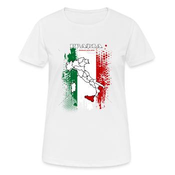 Regione Siciliana - Frauen T-Shirt atmungsaktiv - Weiß - Vorne - AI Model Female 172 dark (172cm)