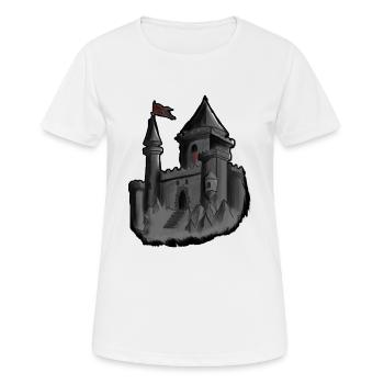 castle - Women's Breathable T-Shirt - white - Front - AI Model Female 172 dark (172cm)