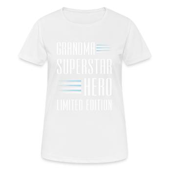 Grandma Limited Edition Saying - Women's Breathable T-Shirt - white - Front - AI Model Female 172 dark (172cm)