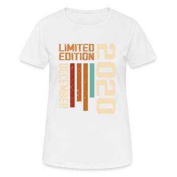 Dezember 2020 - 2020 Dezember - Frauen T-Shirt atmungsaktiv - Weiß - Vorne - AI Model Female 172 dark (172cm)