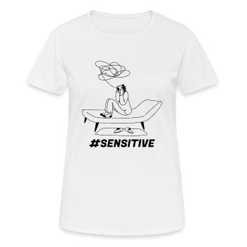 Sensible - T-shirt respirant Femme - blanc - Devant - AI Model Female 172 dark (172cm)