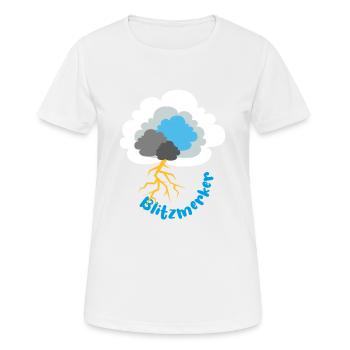 Lightning Marker - Women's Breathable T-Shirt - white - Front - AI Model Female 172 dark (172cm)