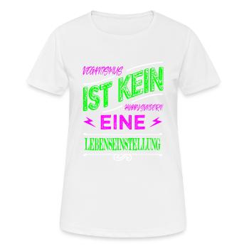 geburtstagsgeschenkidee bday veganer gesundheit - Frauen T-Shirt atmungsaktiv - Weiß - Vorne - AI Model Female 172 dark (172cm)