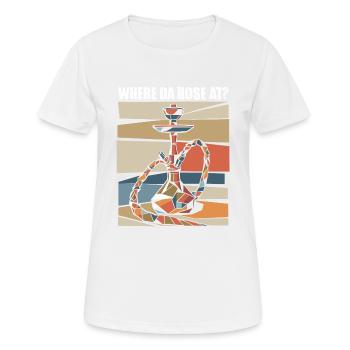 Shisha-Lifestyle für echte Fans - Frauen T-Shirt atmungsaktiv - Weiß - Vorne - AI Model Female 172 dark (172cm)