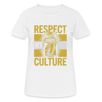 Kombucha – Mehr als nur ein Getränk - Frauen T-Shirt atmungsaktiv - Weiß - Vorne - AI Model Female 172 dark (172cm)