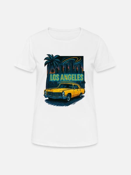Horizon de Los Angeles - T-shirt respirant Femme - blanc