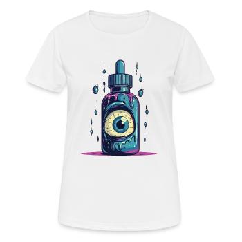 Essence de voyant - T-shirt respirant Femme - blanc - Devant - AI Model Female 172 dark (172cm)