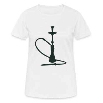 Shisha - Frauen T-Shirt atmungsaktiv - Weiß - Vorne - AI Model Female 172 dark (172cm)