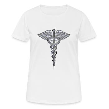 Der Unkadukte - Frauen T-Shirt atmungsaktiv - Weiß - Vorne - AI Model Female 172 dark (172cm)