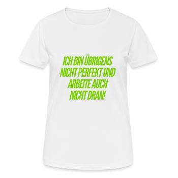 Selbstliebe - Frauen T-Shirt atmungsaktiv - Weiß - Vorne - AI Model Female 172 dark (172cm)