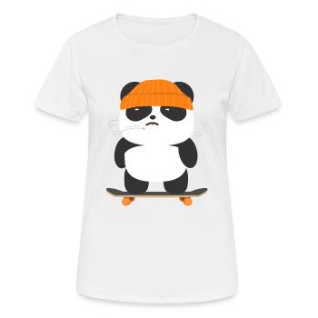 Skateboard - T-shirt respirant Femme - blanc - Devant - AI Model Female 172 dark (172cm)