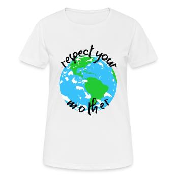 Naturschutz Klima Naturschützer Meer - Frauen T-Shirt atmungsaktiv - Weiß - Vorne - AI Model Female 172 dark (172cm)