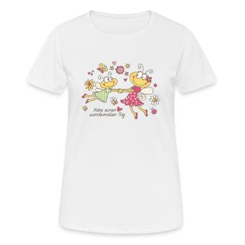 Butterfly Dance - Women's Breathable T-Shirt - white - Front - AI Model Female 172 dark (172cm)