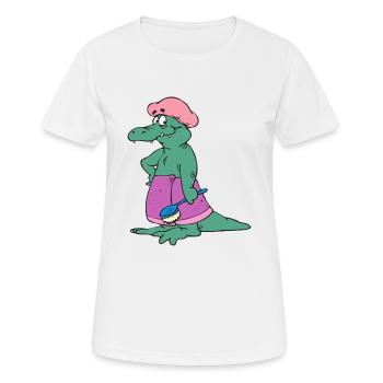 bath bath bathtub bathtub shower shower3 - Women's Breathable T-Shirt - white - Front - AI Model Female 172 dark (172cm)