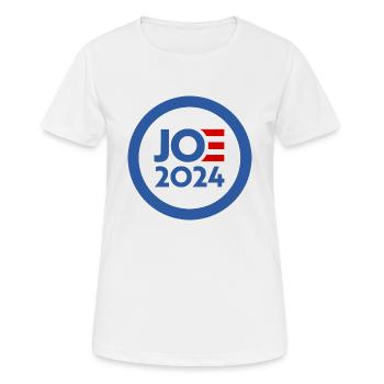Joe biden 2024 - Women's Breathable T-Shirt - white - Front - AI Model Female 172 dark (172cm)