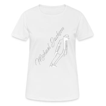 TÄNZERIN - Frauen T-Shirt atmungsaktiv - Weiß - Vorne - AI Model Female 172 dark (172cm)