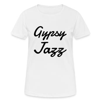 Jazz - Music - Blues - Funk - Jazzman - Groove - Women's Breathable T-Shirt - white - Front - AI Model Female 172 dark (172cm)