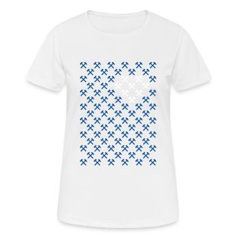 Amour de la région de la Ruhr - T-shirt respirant Femme - blanc - Devant - AI Model Female 172 dark (172cm)