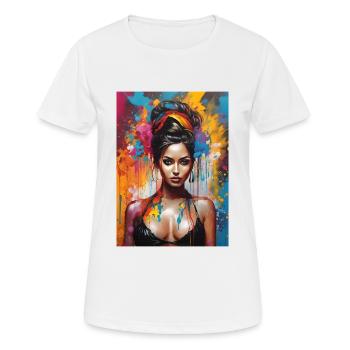 Southern Beauty - Women's Breathable T-Shirt - white - Front - AI Model Female 172 dark (172cm)