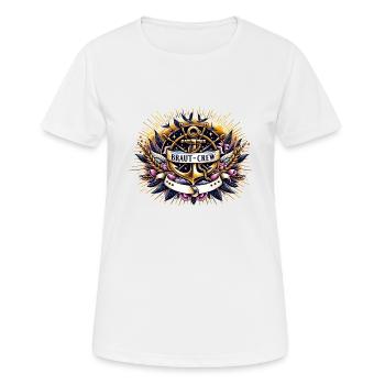 Bride Crew for a bachelorette party - Women's Breathable T-Shirt - white - Front - AI Model Female 172 dark (172cm)