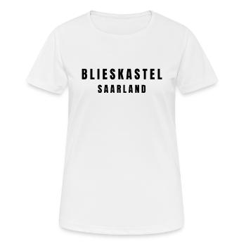 Blieskastel, Sarre - T-shirt respirant Femme - blanc - Devant - AI Model Female 172 dark (172cm)