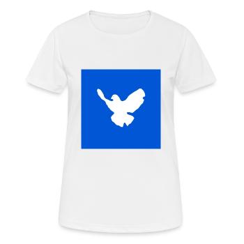 Friedenstaube - Frauen T-Shirt atmungsaktiv - Weiß - Vorne - AI Model Female 172 dark (172cm)