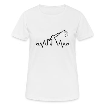 Liebesinjektion Originalgeschenk für Krankenschwester - Frauen T-Shirt atmungsaktiv - Weiß - Vorne - AI Model Female 172 dark (172cm)