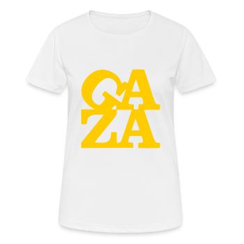 Gaza - T-shirt respirant Femme - blanc - Devant - AI Model Female 172 dark (172cm)