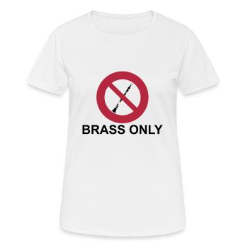 Brass Only - T-shirt respirant Femme - blanc - Devant - AI Model Female 172 dark (172cm)