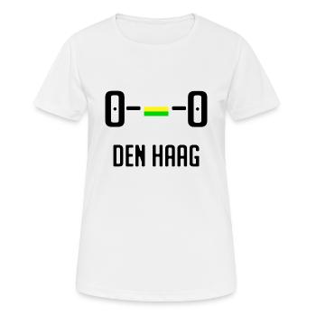 O O THE HAGUE WOMEN - Women's Breathable T-Shirt - white - Front - AI Model Female 172 dark (172cm)