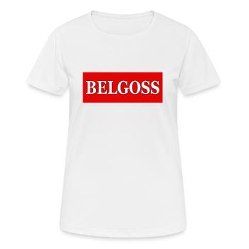 BELGOSS - Women's Breathable T-Shirt - white - Front - AI Model Female 172 dark (172cm)