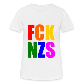Fck nzs - T-shirt respirant Femme - blanc - Devant - AI Model Female 172 dark (172cm)