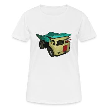 Bennes DDR - T-shirt respirant Femme - blanc - Devant - AI Model Female 172 dark (172cm)