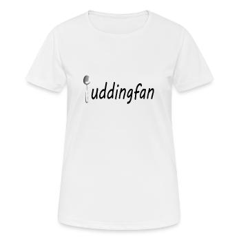 Puddingfan - Women's Breathable T-Shirt - white - Front - AI Model Female 172 dark (172cm)