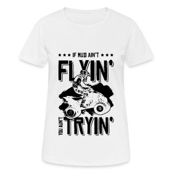 freestyle Quadrillage - T-shirt respirant Femme - blanc - Devant - AI Model Female 172 dark (172cm)