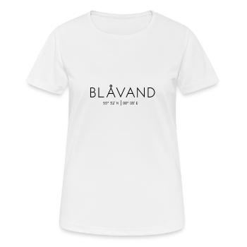 Blavand, Jutland du Sud-Ouest, Danemark, Mer du Nord - T-shirt respirant Femme - blanc - Devant - AI Model Female 172 dark (172cm)