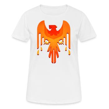 Phénix - T-shirt respirant Femme - blanc - Devant - AI Model Female 172 dark (172cm)