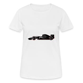 Auto Car Autosport - Women's Breathable T-Shirt - white - Front - AI Model Female 172 dark (172cm)