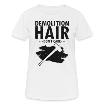 Hausabriss und Renovierungs Design - Frauen T-Shirt atmungsaktiv - Weiß - Vorne - AI Model Female 172 dark (172cm)