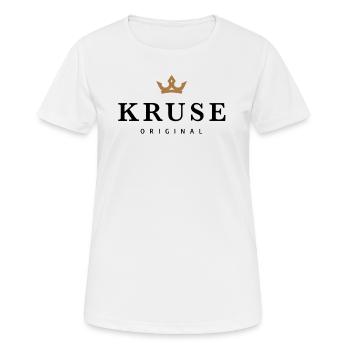 Kruse - Frauen T-Shirt atmungsaktiv - Weiß - Vorne - AI Model Female 172 dark (172cm)